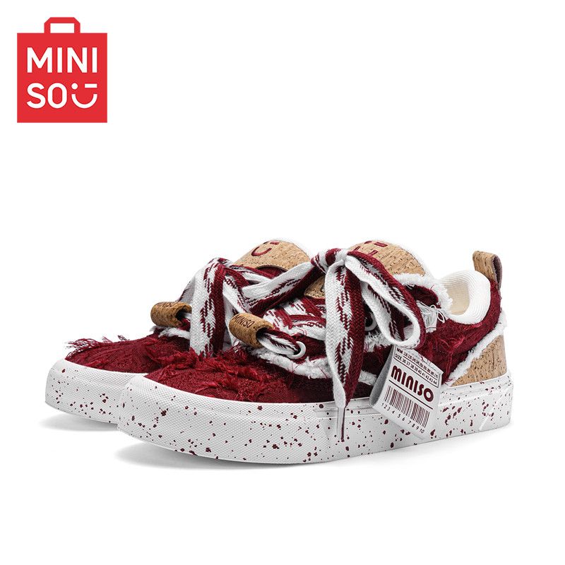 Miniso [Miniso] Men’s Summer New Arrival Niche All-Match Color-Block Sneakers, Couple’s Style, Thick Sole, Lightweight and Breathable - Image 1