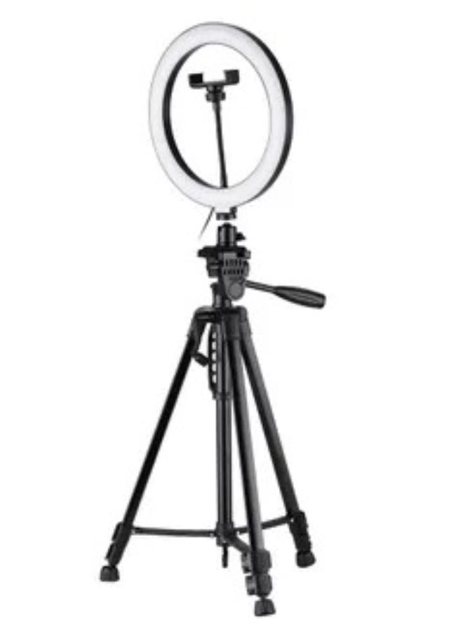 ANDOER 10 Inch LED Ring Light with Tripod Stand Phone Holder Remote Shutter Multicolor - Image 3