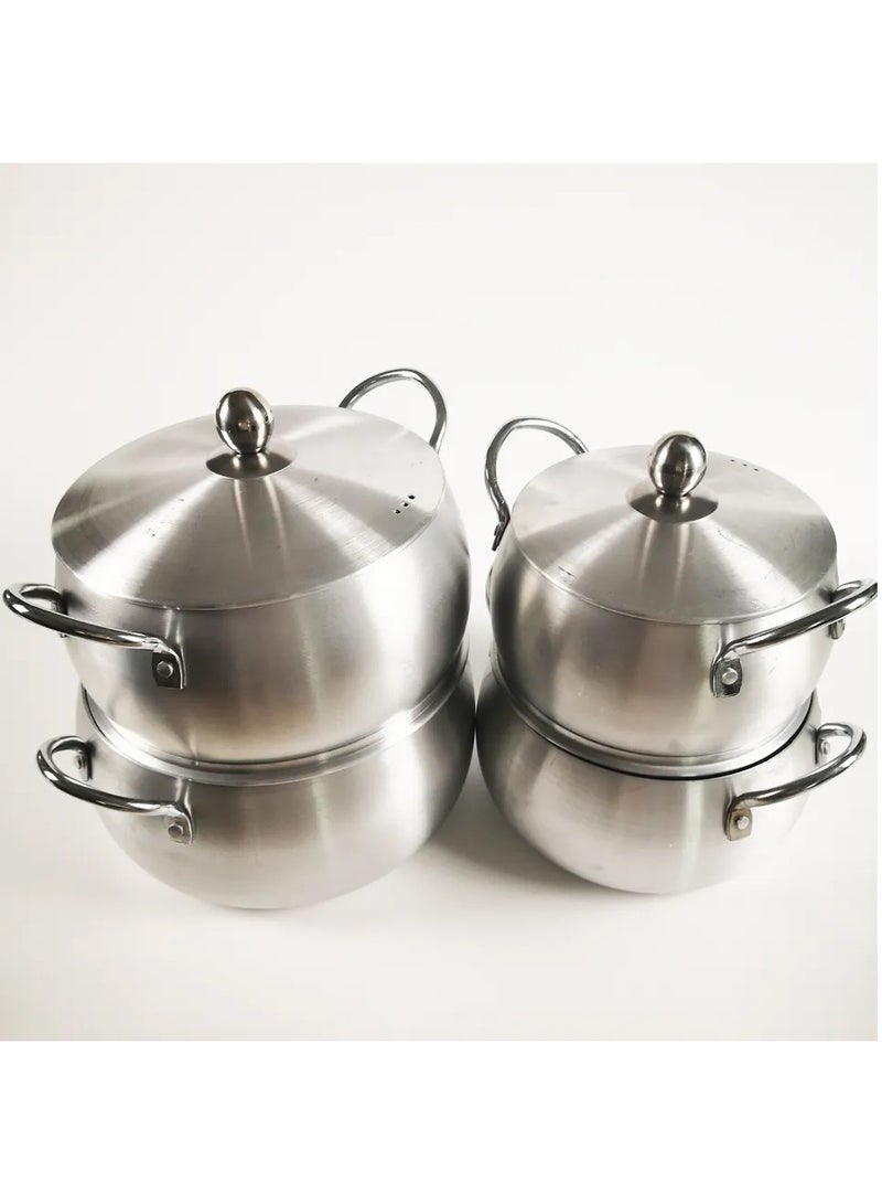 DubaiGallery 5 pcs Cooking Pot Aluminum cookware set - Image 3