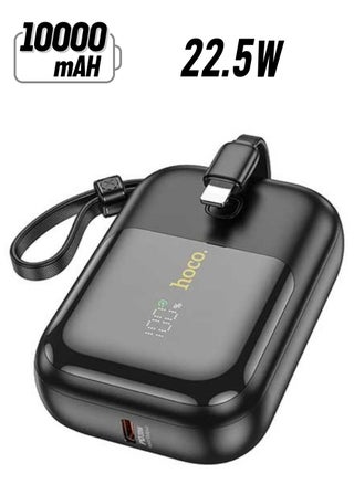Hoco Q20 10000mAh 22.5W PD Mini Fast Charging Power Bank with Built in Cable - pzsku/Z3E66E1B5C16F20CEEA3AZ/45/1746189220/4f5c6f7d-9fec-40eb-957c-30cf24f455e0