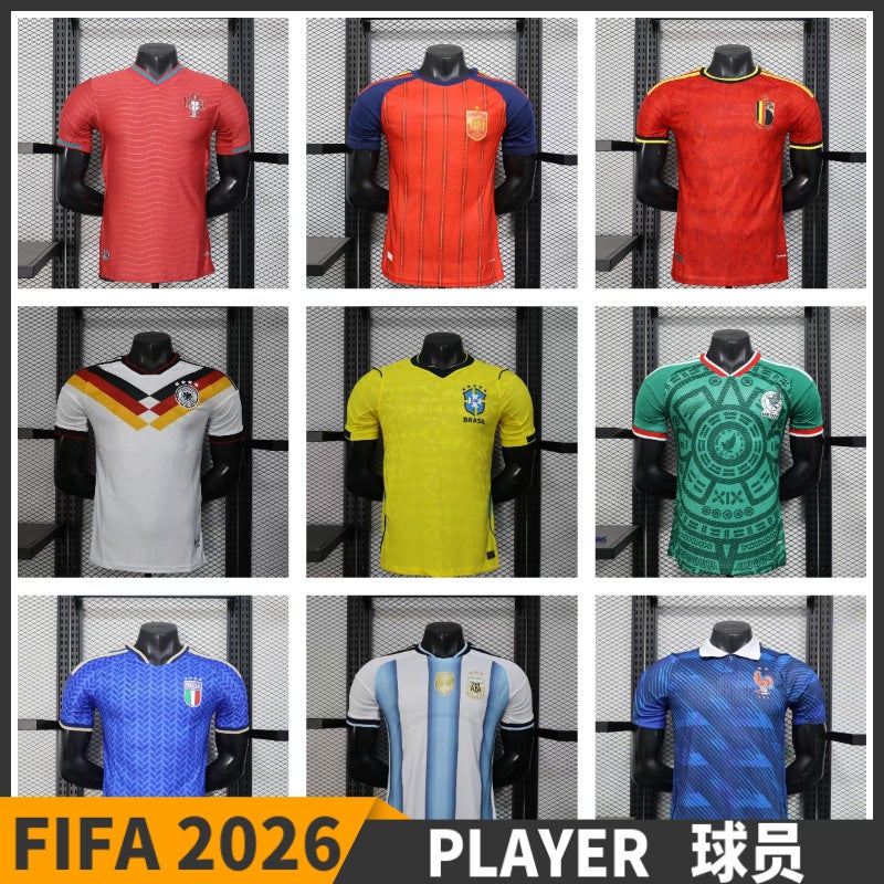 2026 World Cup National Team Soccer Jersey - England, France, Germany, Italy, Argentina, Brazil, Cristiano Ronaldo Edition - Image 2