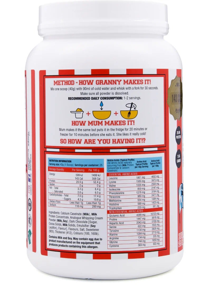 آدونیس أدونيس، عجينة كوكيز البروتين، رقائق الشوكولاتة بالكراميل المملحة، 25 حصة، 1 كجم - Image 2