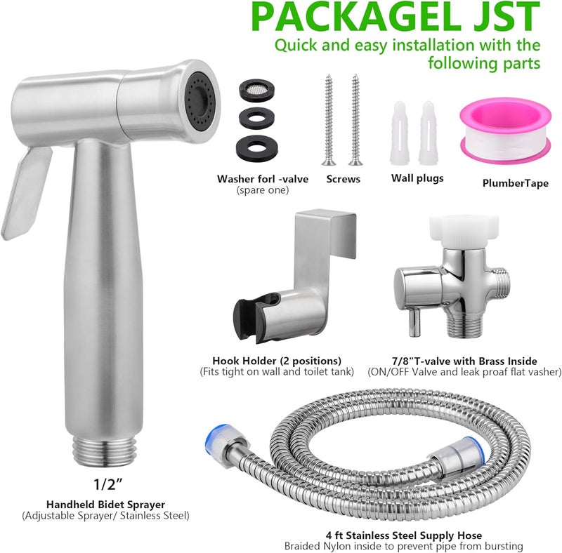 YA MI Multi Functional Hand-held Toilet Spray, Toilet Muslim Shower Sprinkler, Suitable for Women's Washing, Baby Bathing, Diaper Cleaning Spray - Image 3