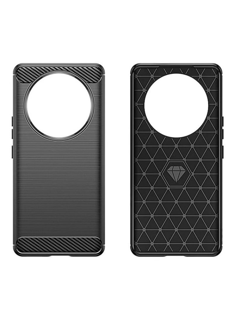 اليشمك هونور x9c الذكية 5G الهاتف المحمول شل ، من ألياف الكربون صدمة قوية واقية لينة تبو الغطاء الخلفي ، هونور x9c الذكية 5G ، أسود - Image 3