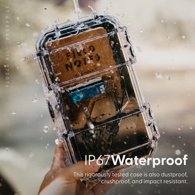 Evergreen 56 Waterproof Dry Box Protective Case - Travel Safe/Mil Spec/USA Made - for Tackle Organization of Cameras, Phones, Camping, Fishing, Hiking, EDC, Water Sports, Knives (Orange) - Image 5