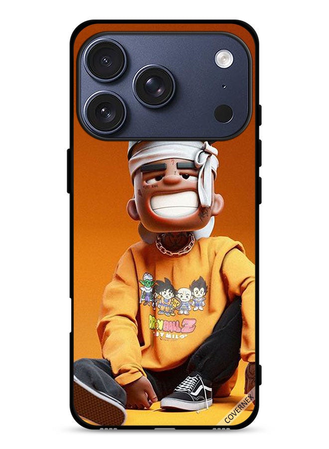 Covernex Apple iPhone 17 Pro Protective Case Cover Tired Injured Boy Art - Image 1
