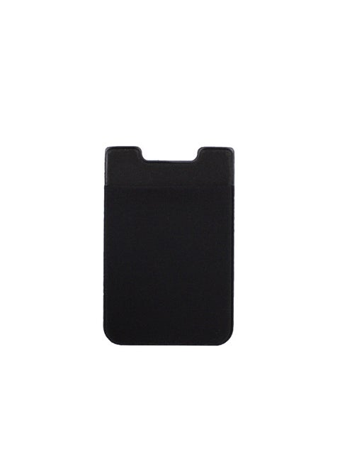 Spot Lycra Mobile Phone Back Sticker Card Case Elastic Cloth Adhesive Mobile Phone Wallet Credit Card Case-Specifications Support Image Upload:Black