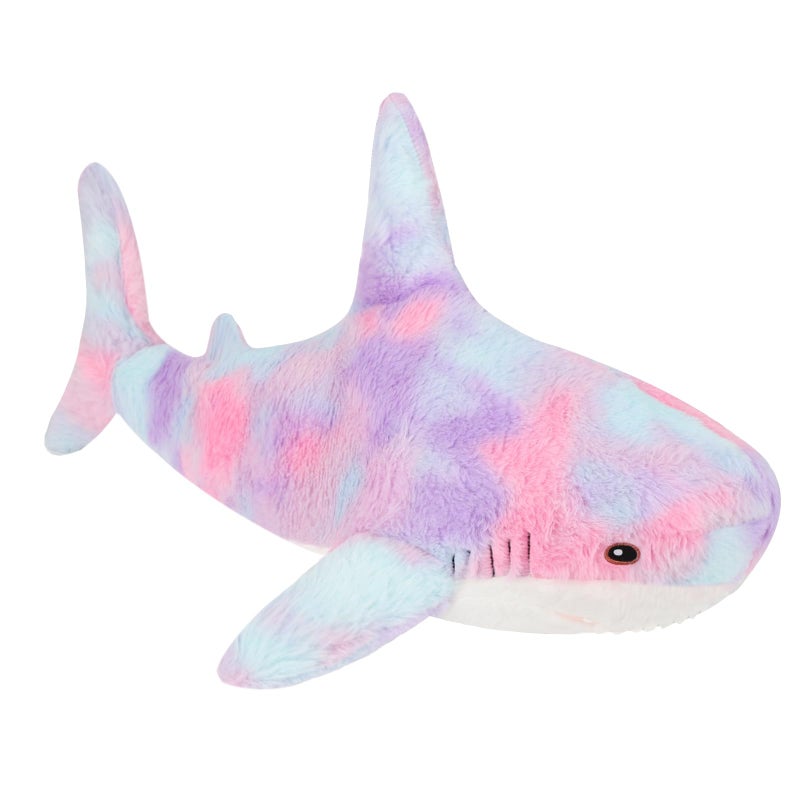 MUPI Shark Stuffed Animal Plush 11 Cute Shark Toy Plush Pillows Soft Cotton Sharks Plushies Ocean Sea Animal Doll Gifts for Boys Girls Kids Adults Rainbow - Image 3