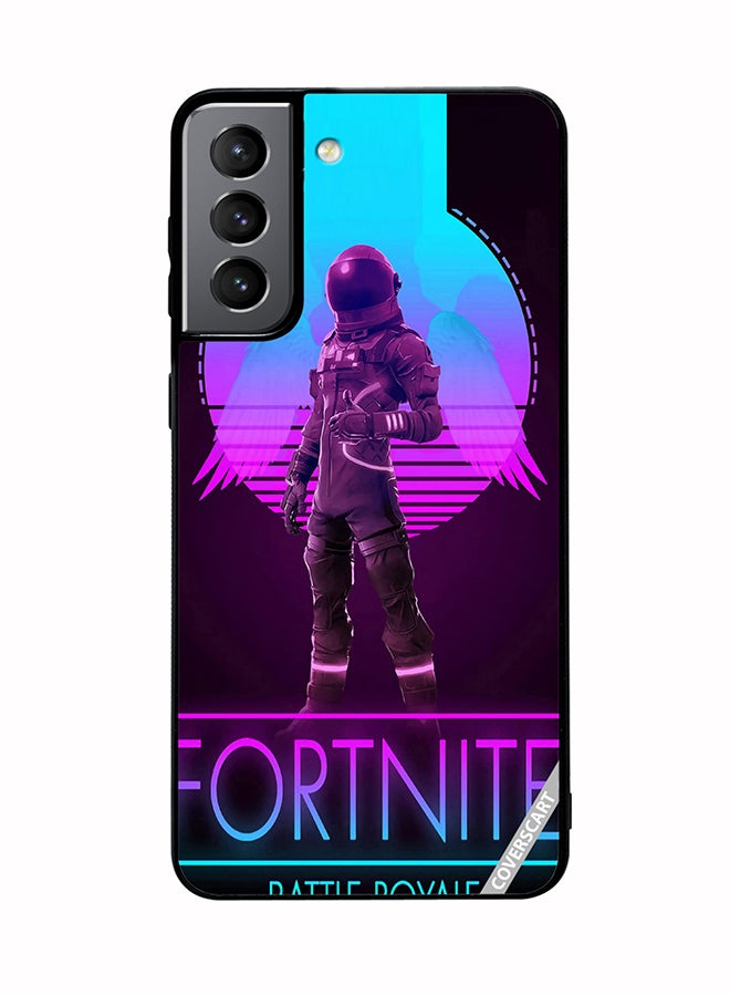 COVERSCART Protective Case Cover For Samsung Galaxy S21 FE 5G Fortnite Battle Royal Design Multicolour