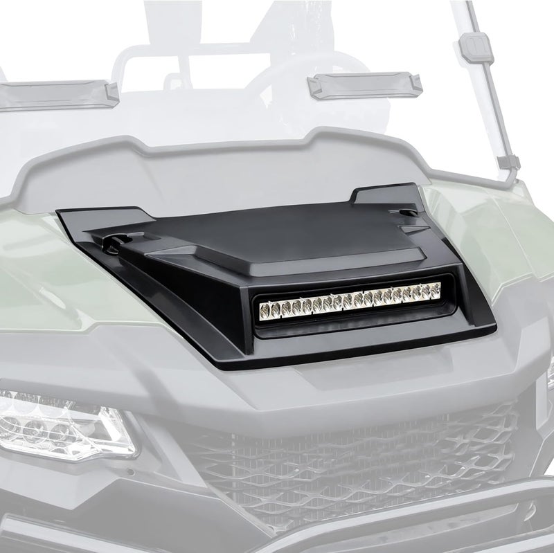 POKIAUTO Hood Scoop with LED Spotlight for Honda Pioneer 700 2P 4P (2014-2024) - Image 1