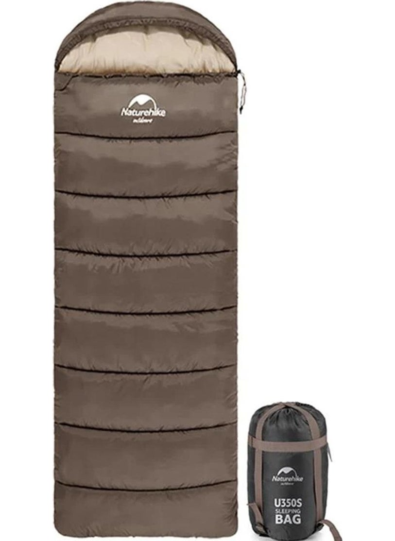 Naturehike U350 Envelope Style Hooded Sleeping Bag -13°c  - Image 1