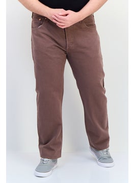Levi's Men Regular Fit Solid Non-Stretchable Jeans, Brown  - Image 1