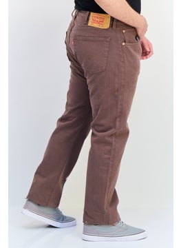 Levi's Men Regular Fit Solid Non-Stretchable Jeans, Brown  - Image 2