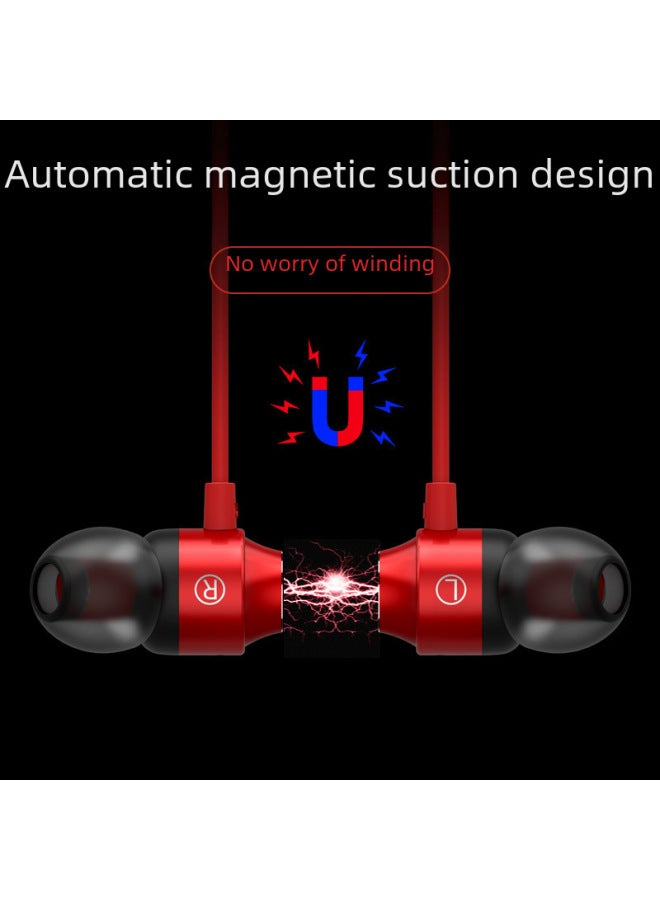 Neutral New Metal Magnetic Subwoofer Headphones In-ear Wire Control Wired Headphones With Microphone Mobile Phone Computer Earplugs - Image 3