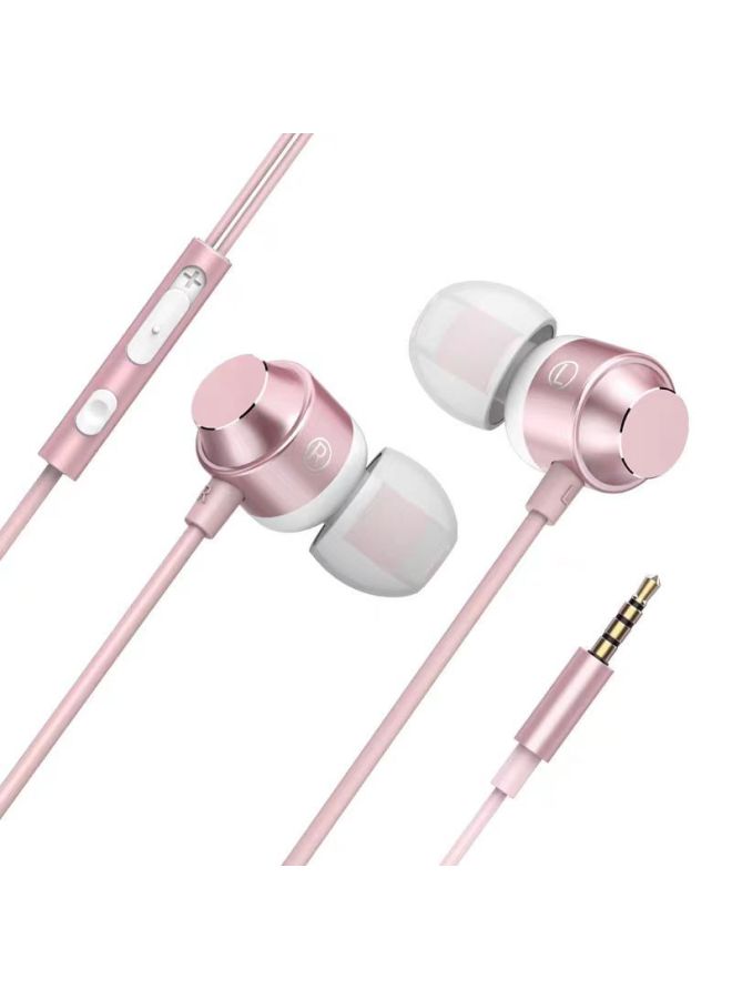 Neutral New Metal Magnetic Subwoofer Headphones In-ear Wire Control Wired Headphones With Microphone Mobile Phone Computer Earplugs - Image 1