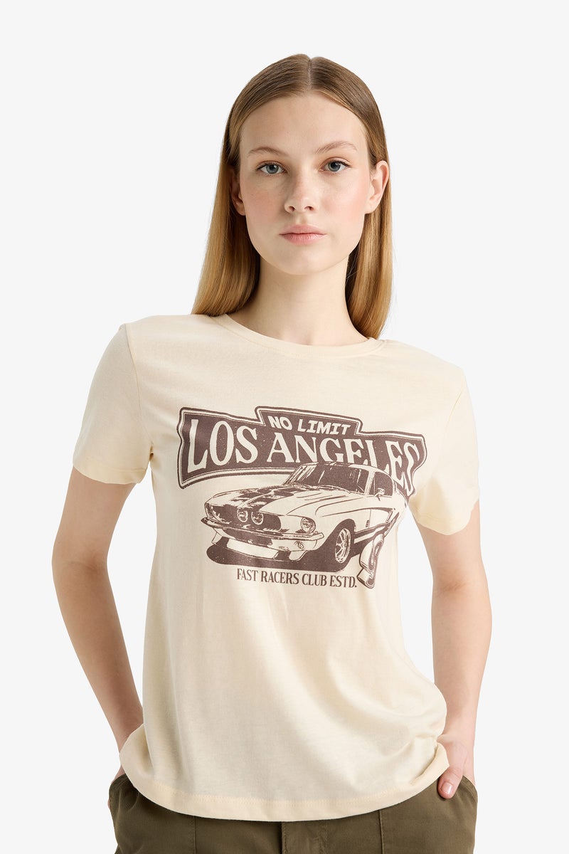 DeFacto Woman Regular Fit Short Sleeve T  - Image 4