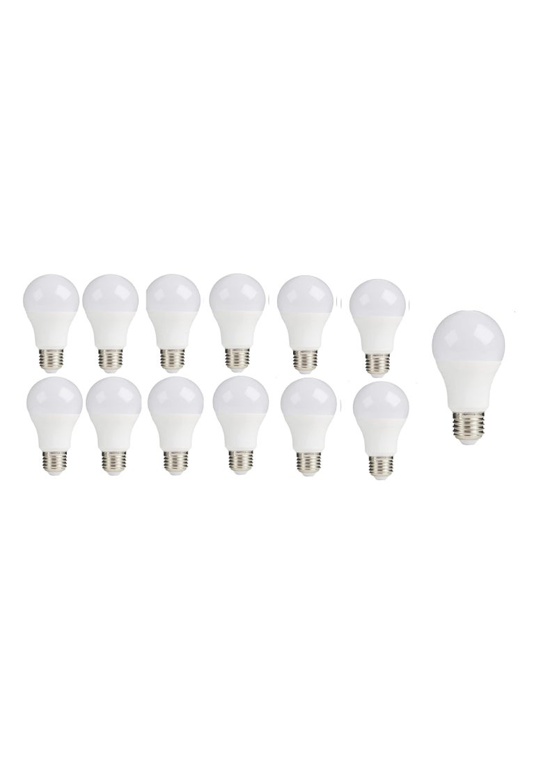 9 watt LED bulb - E27 screw cap - provides all lighting uses inside the house - (white lighting) (13), 9.0 watts  - Image 1