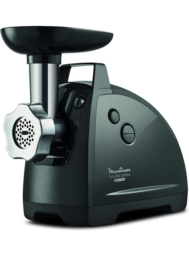 Moulinex Meat Mincer Hv8 Plus 4In1 Meat Grinder 2000 W Black Stainless Steel 2 Years Me682827