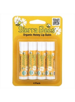 Organic Lip Balms, Honey, 4 Pack, 0.15 oz (4.25 g) Each, Sierra Bees - pzsku/Z3E67CB58A56CAB4A7901Z/45/_/1681609122/b59d593e-332e-4ff2-8200-4d6e970d9134