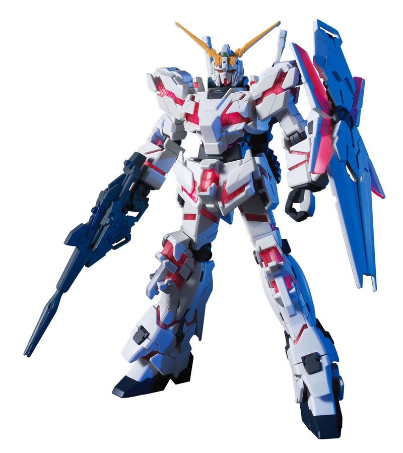 BANDAI SPIRITS BANDAI SPIRITS Hobby - Gundam UC - #100 Unicorn Gundam (Destroy Mode), HGUC 1/144 Model Kit  - Image 1