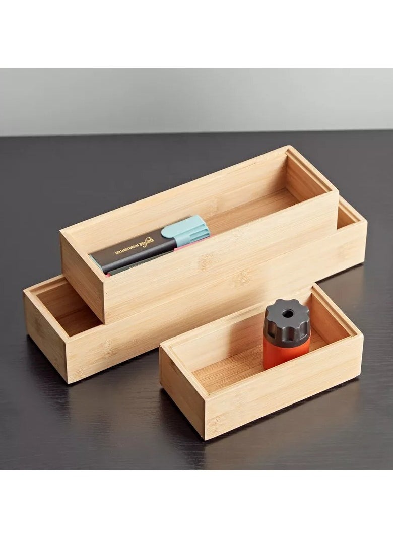 Home Box Natura Bamboo Organiser Set  - Image 1