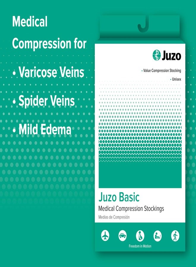 Juzo 4700 15-20mmhg Casual Basic Support Compression Socks, 4 (IV), White - Image 4