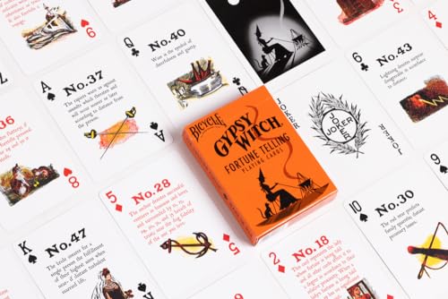 Bicycle Gypsy Witch Fortune Telling Playing Cards 52 Playing Card Deck Play Card Games and Tarot Reading Magic - Image 5
