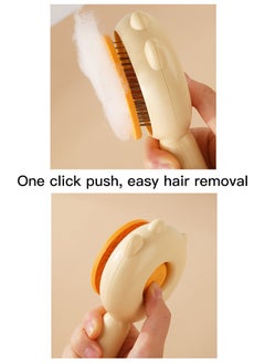 Generic Green Cat and Dog Needle Comb, A Special Tool for Combing Hair, Washable and Self-cleaning Comb  - Image 3