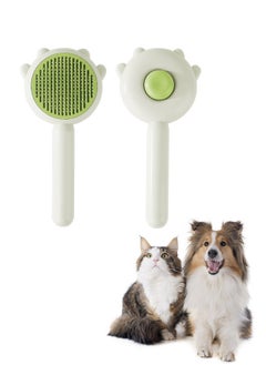 Generic Green Cat and Dog Needle Comb, A Special Tool for Combing Hair, Washable and Self-cleaning Comb  - Image 1