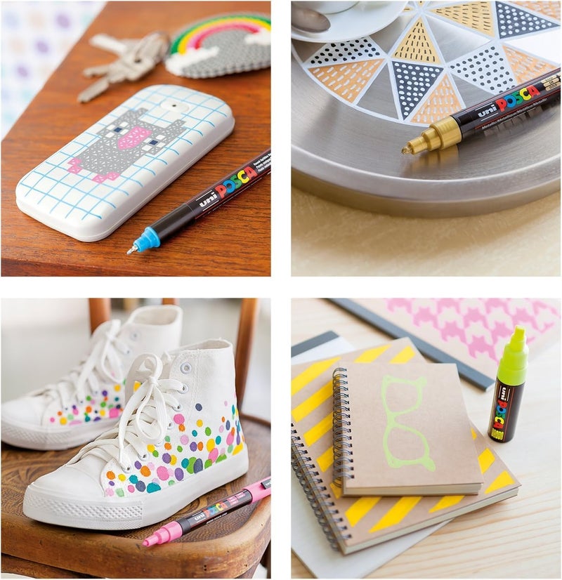 POSCA Paint Marker Pen - Pc-5M Extra Fine 1.8-2.5 Mm, 16 Colors - Image 4