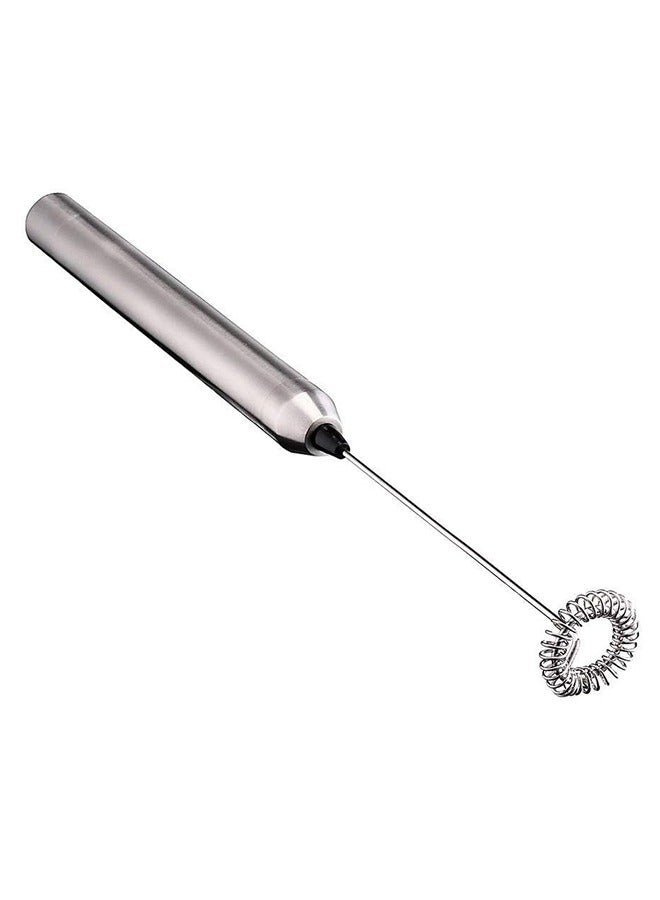 Cafelffe Milk Frother Handheld With a 350ml Milk Frothing Pitcher Electric Milk Foamer Portable Mini Mixer Machine Stainless Steel Coffee Stirrer Maker for Cappuccino, Latte - Image 3