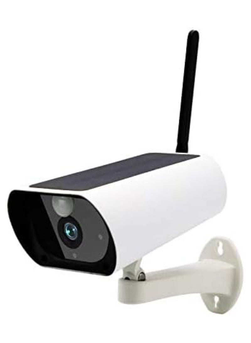 Zikra 2.0 MP 1080P HD Outdoor Bullet Security Camera - Wireless Solar-Powered, 4G LTE SIM Card Supported, PIR Motion Detection, Weatherproof Design for Enhanced Outdoor Surveillance. - Image 1