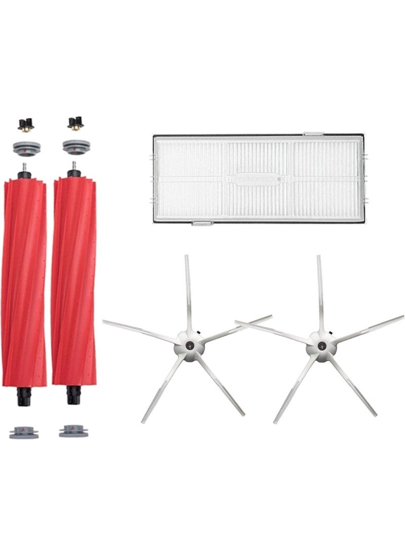 Roborge 5-Piece Spare Parts Set Compatible with Roborock S7 Maxv Plus Robot Vacuum Cleaner 