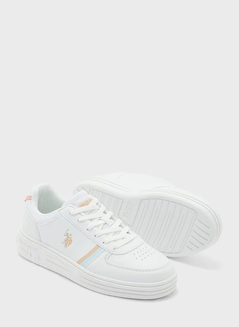 U.S.Polo Lace Up Low Top Sneakers