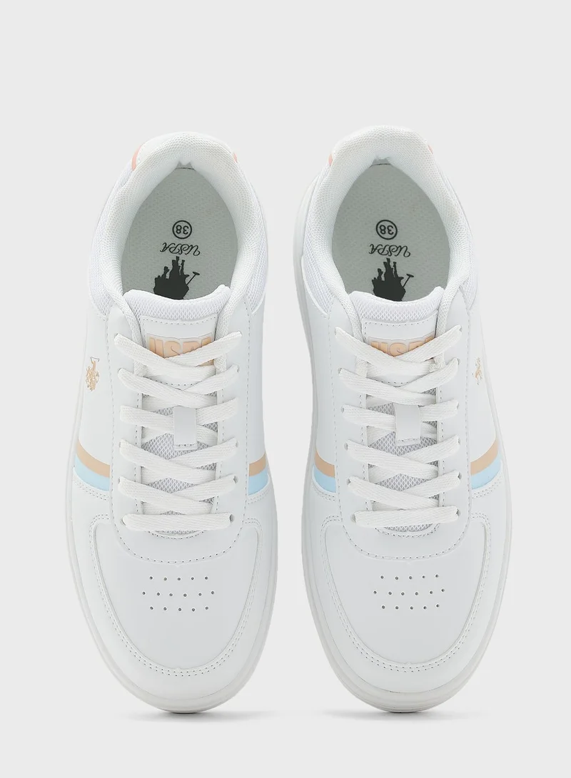 U.S.Polo Lace Up Low Top Sneakers