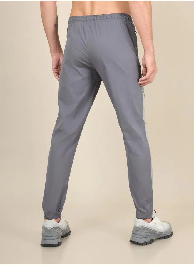 Technosport Color Block Slim Fit Sports Joggers with Technolite by Styli