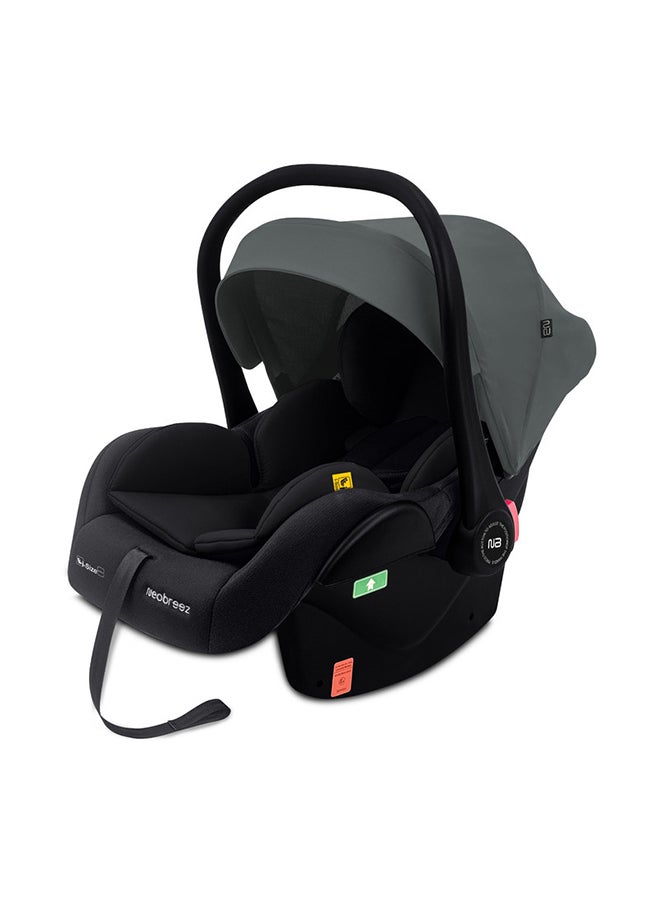 neobreez I-Sacro I-Size Infant Car Seat|Lightweight Baby Carrier Car Seat|Includes Seat Reducer & Seat Wedge, 3 Point Strap|Ece R129|Newborn To 15 Months|Waterproof Upf50+ Canopy  (13Kg, 40-85Cm)  - Image 1