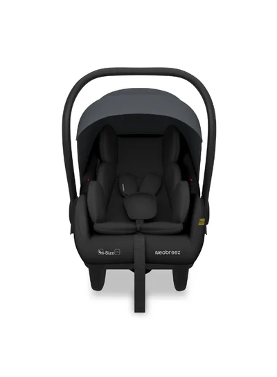 neobreez I-SACRO I-Size Infant Travel Portable Car Seat, Lightweight Baby Car Seat Carrier, Carry Cot, Includes Seat Reducer&Seat Wedge, 3 Point Harness, ECER129, Waterproof Canopy, Newborn to 15months, 13Kg, Group 0+