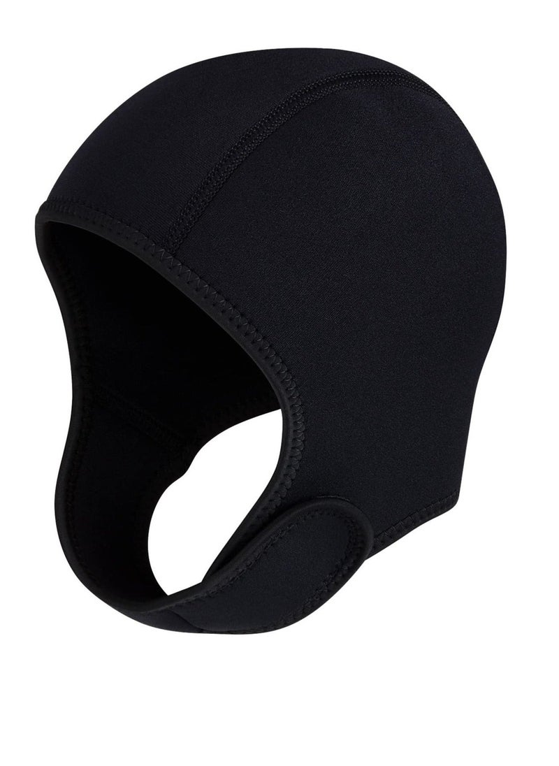 Generic - Diving Hood, 2.5mm Neoprene Diving Hood Surf Cap, Stretchable Diving Cap with Chin Strap, Dive Cap Surfing Thermal Hood, for Kayaking Snorkeling Swimming Sailing Canoeing Water Sports - Image 1