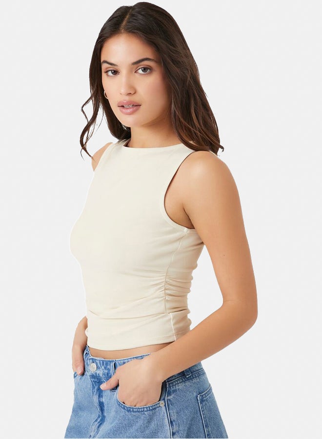 FOREVER 21 Ruched Tank Top - Image 2