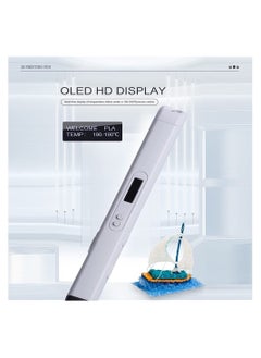 Y&D 3D Printing Pen with Display, Drawing Printer LCD Display Stencils, 3 Colors of PLA Filament, Stencil Book, Easy to Use, Educational Stem Toy For Boys & Girls  - Image 4