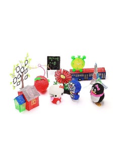 Y&D 3D Printing Pen with Display, Drawing Printer LCD Display Stencils, 3 Colors of PLA Filament, Stencil Book, Easy to Use, Educational Stem Toy For Boys & Girls  - Image 2