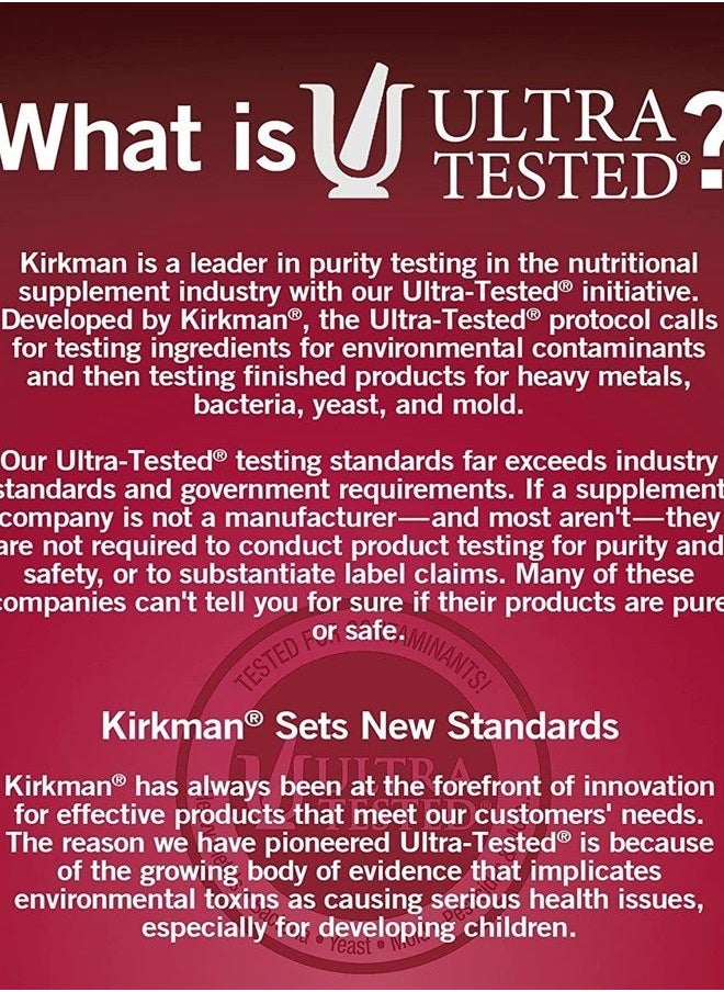Kirkman - Buffered Vitamin C Powder - Bio-Max Series - Flavored, 7 oz - Image 1