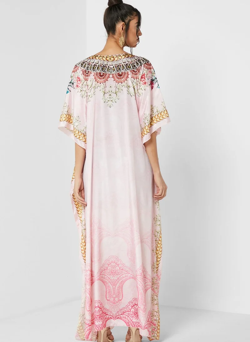 ARABIAN CLOSET Digital Print Oversized Kaftan