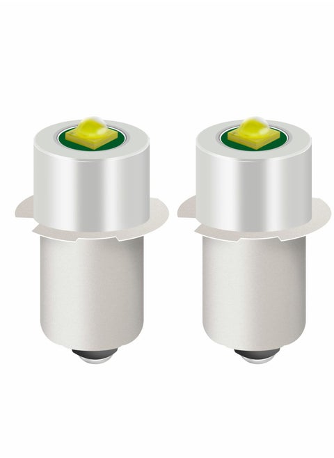 LED Flashlight Replacement Bulb, 18V 12V 19.2V 6-24 Volt 3W PR2 P13.5S LED Conversion Kit Compatible with Ryobi Milwaukee Craftsman Torch Lantern Work Light