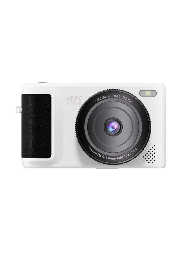 Generic 4K HD Pixel Campus Flip Screen Selfie Micro Single Photo Video Entry-level Digital Camera-Body Color:16g Memory Card  - Image 5