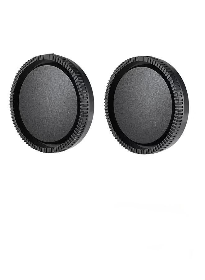 E Mount Rear Lens Cap & Body Cap Cover for Sony Nex E Mount A6700 A6600 A6500 A6400 A6300 A6100 A6000 A5100 A5000 A7C A7CR A7C II A7 A7S A7R FX3 FX30 A9 A9II ZV-E10 NEX-6 NEX-7 NEX-5C NEX-3 - Image 1