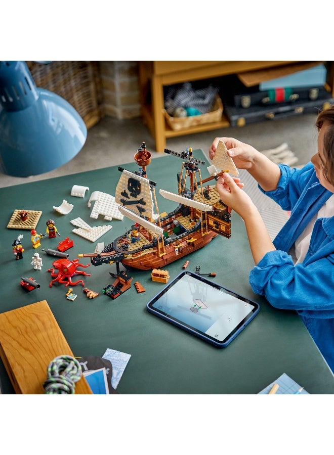 LEGO مجموعة ألعاب بناء LEGO Creator 3 في 1 سفينة القراصنة الأيقونية 31387 (916 قطعة) - Image 4