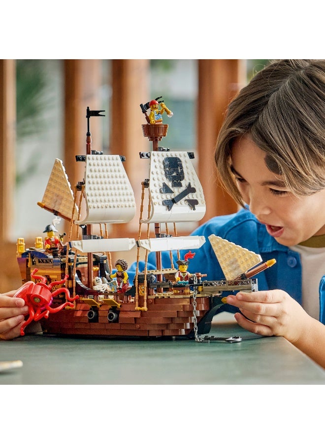LEGO مجموعة ألعاب بناء LEGO Creator 3 في 1 سفينة القراصنة الأيقونية 31387 (916 قطعة) - Image 3