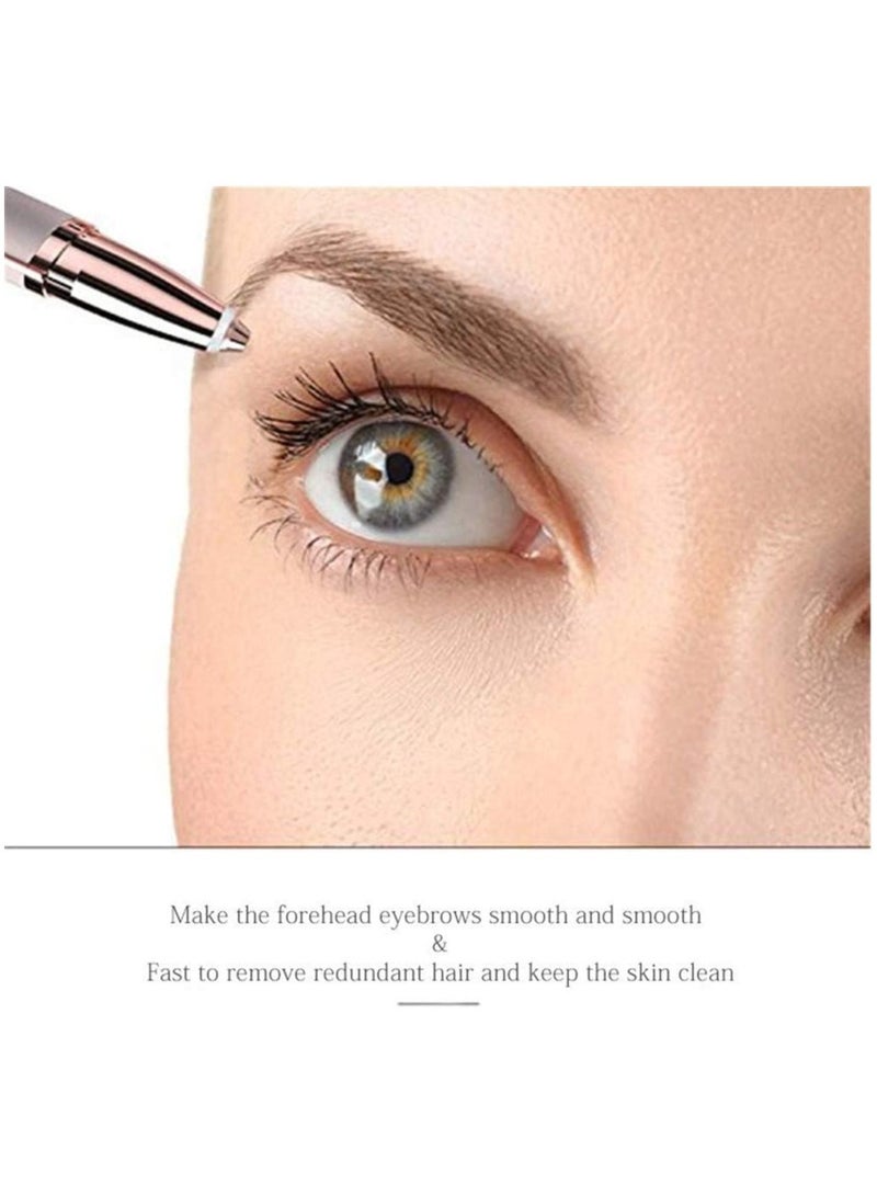 Electric Eyebrow Trimmer Epilator with Light for Women - Image 4
